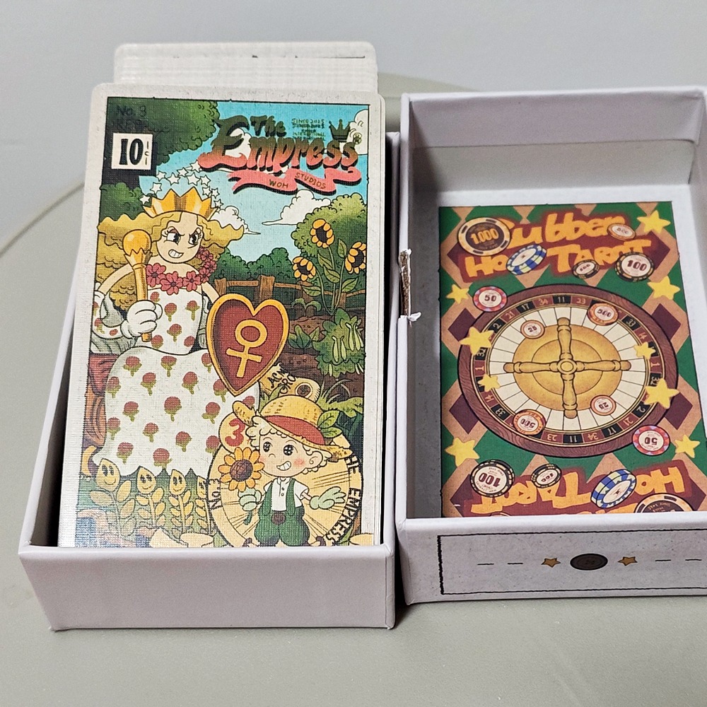 Tarot Cards Deck With Guidebook - Винтажная колода карт Таро «Резиновый шланг»