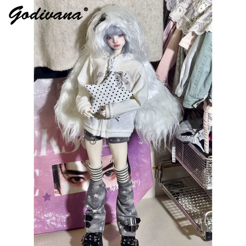 Bjd Doll 1 6 Full Set With Clothes - 1/4 1/6 Одежда для кукол BJD: