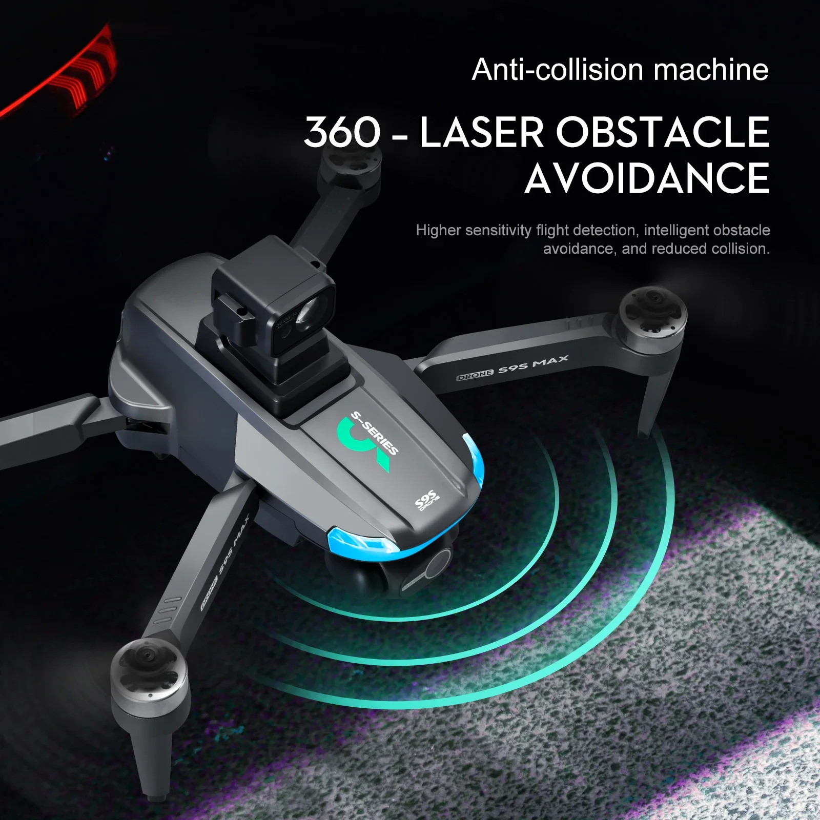 НОВЫЙ S9S MAX MINI Drone 4K 2- – обзор и цена Fpv Brushless Rc Drone 4K