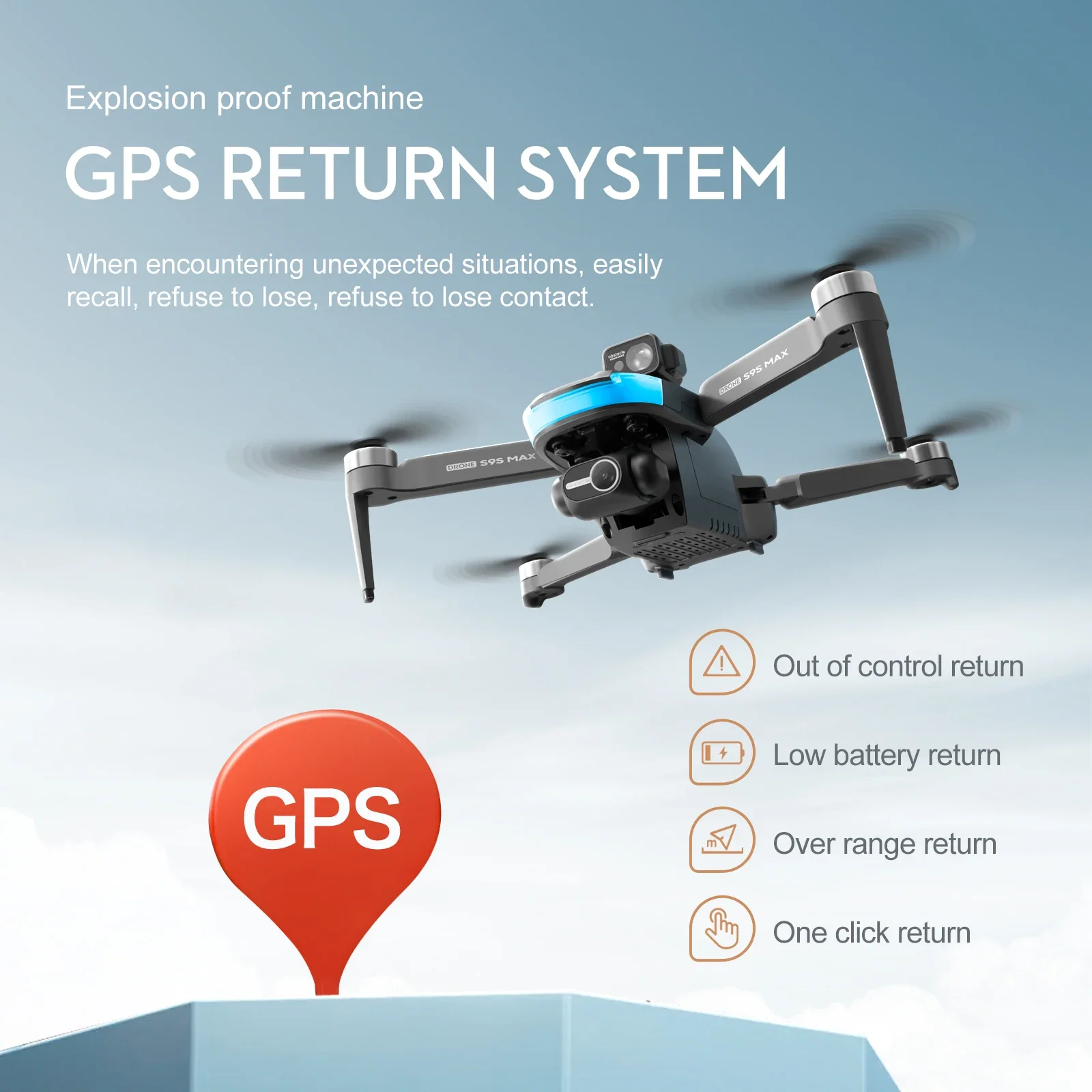 НОВЫЙ S9S MAX MINI Drone 4K 2- – обзор и цена Fpv Brushless Rc Drone 4K
