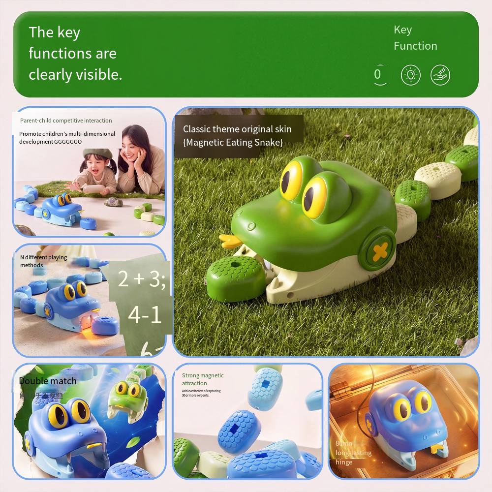 Игрушка «Магнитная змея», упра – обзор и цена Educational Toys