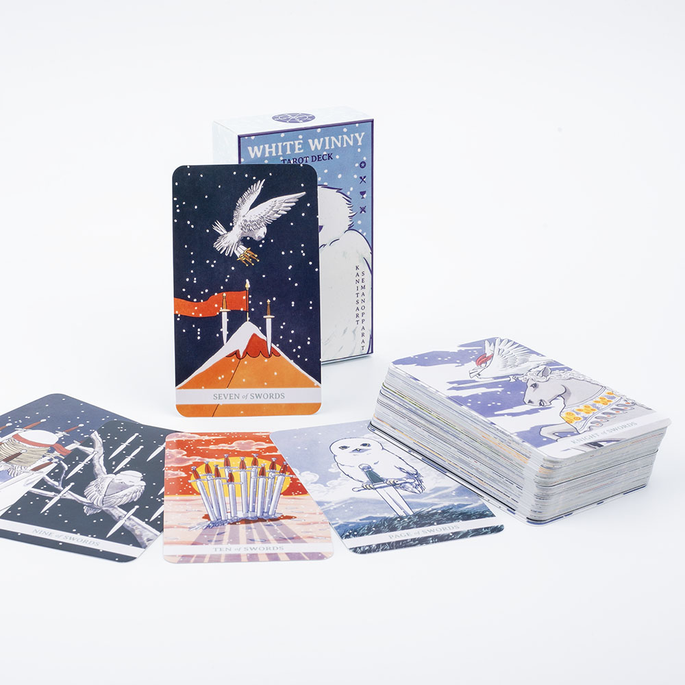 Колода карт White Winny Tarot, – обзор и цена Tarot Cards Deck With Guidebook