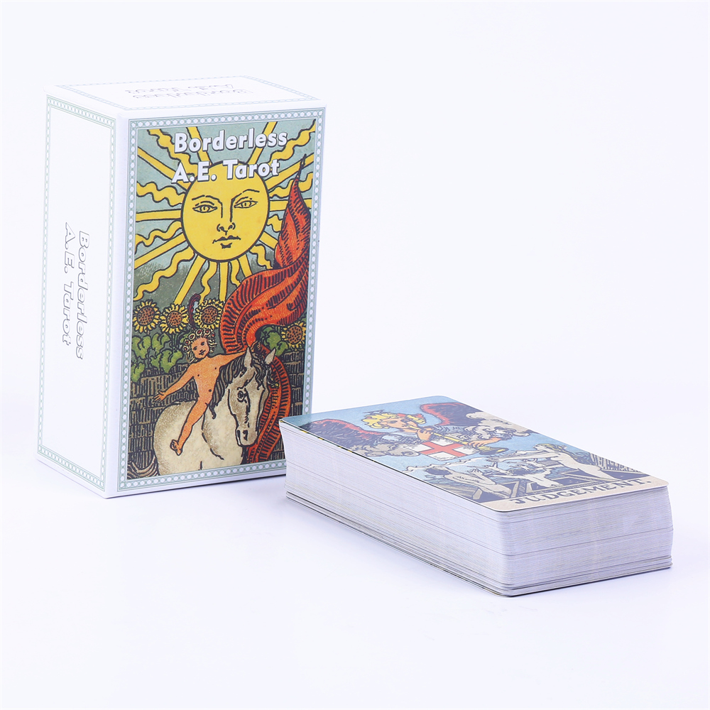 12*7 см Borderless A.E. Таро к – обзор и цена Tarot Cards Deck With Guidebook