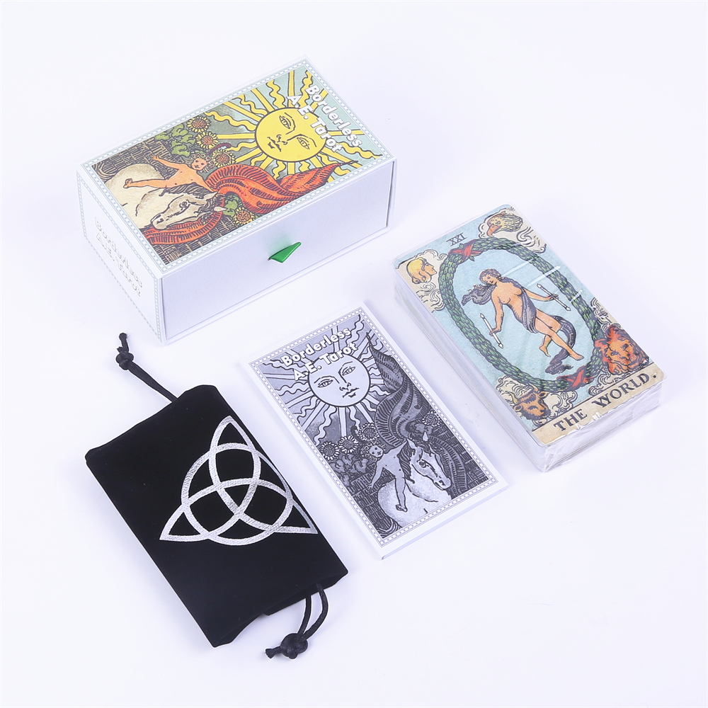 12*7 см Borderless A.E. Таро к – обзор и цена Tarot Cards Deck With Guidebook