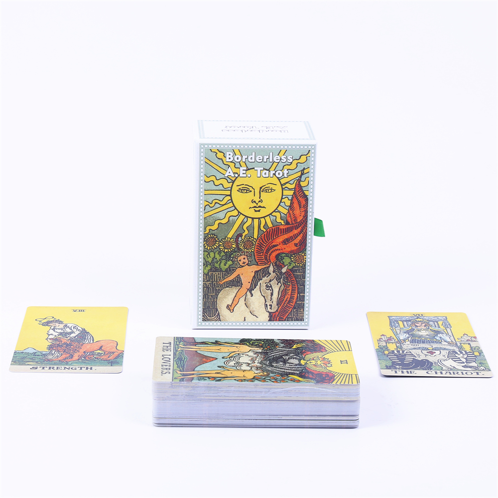 12*7 см Borderless A.E. Таро к – обзор и цена Tarot Cards Deck With Guidebook