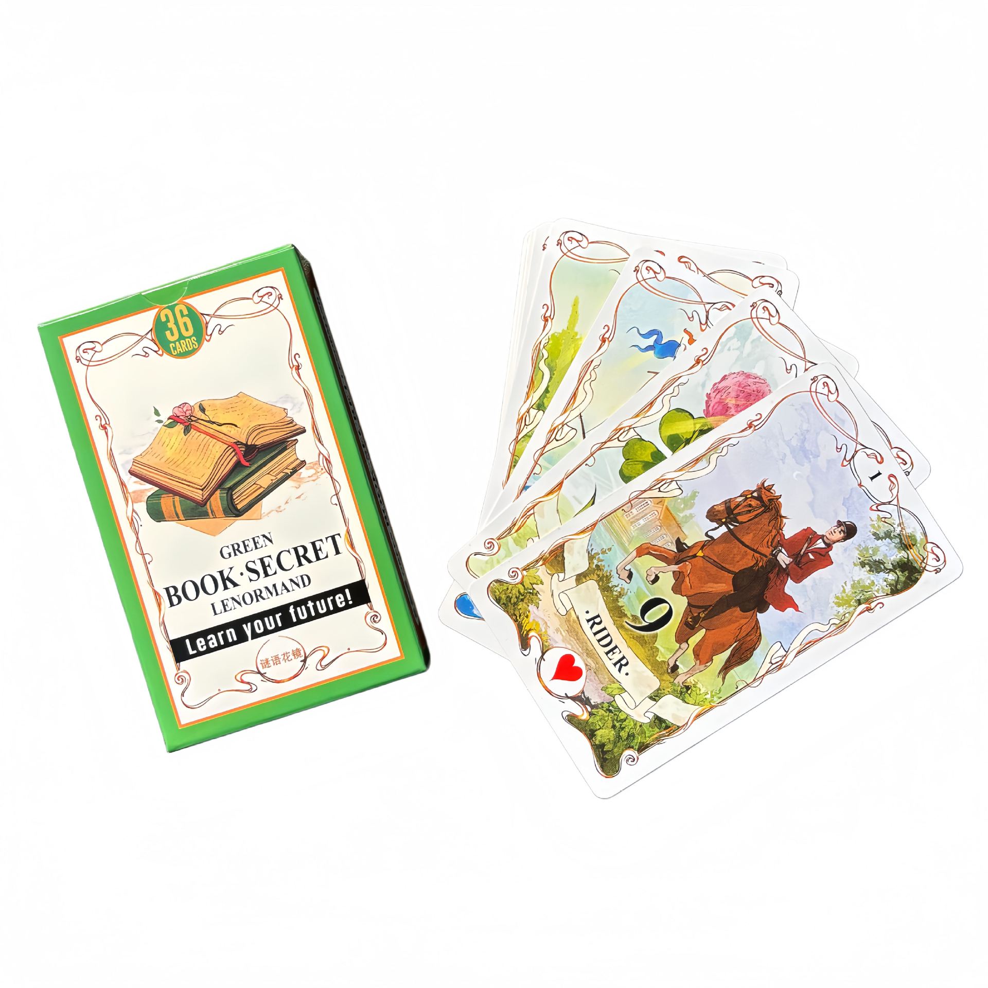 Карты Оракула Ленорман «Зелена – обзор и цена Tarot Cards Deck With Guidebook